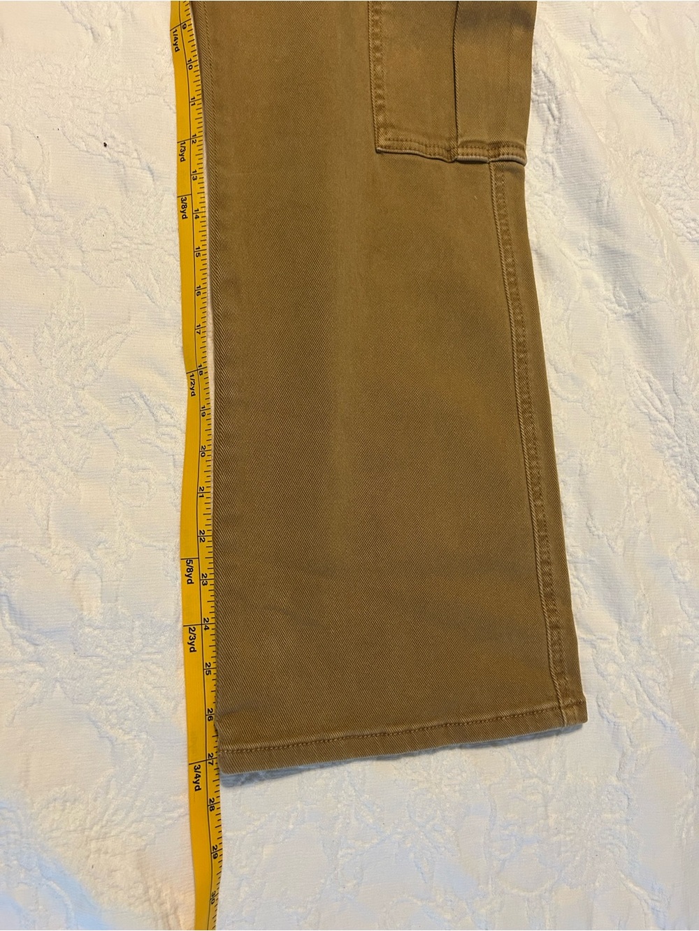 Women’s Risen brand Cargo Pants in Cocoa - Classic Workwear Style - Picture 7 of 9